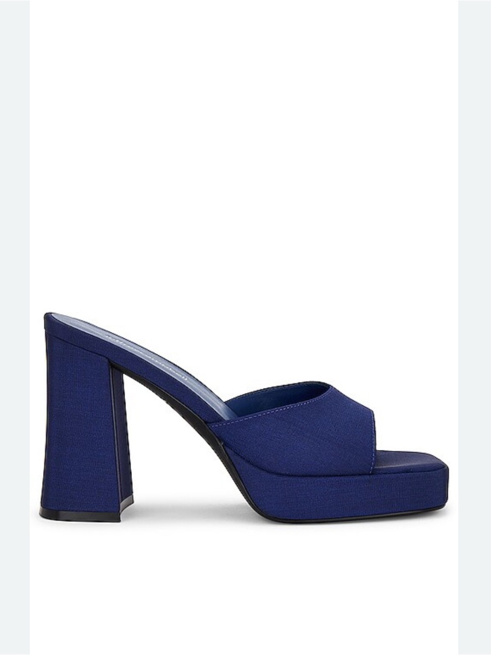 Jeffrey Campbell Ninety Sandal in Navy Faille size 8